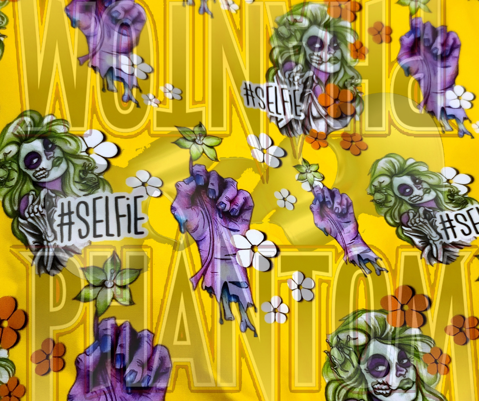 Zombie Selfie Cotton Woven