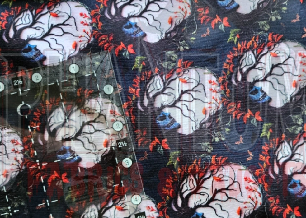 Enchanted Tree "Embroidered" Cotton Woven