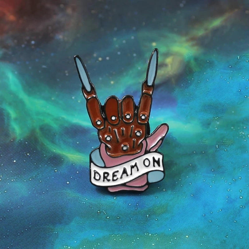 Freddy Glove Dream on Enamel Pin
