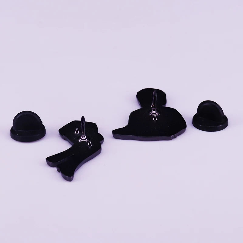 Half woman Beetlejuice Enamel Pin