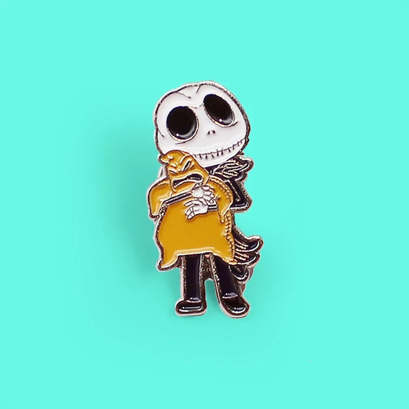 Jack & Oogie Enamel Pin