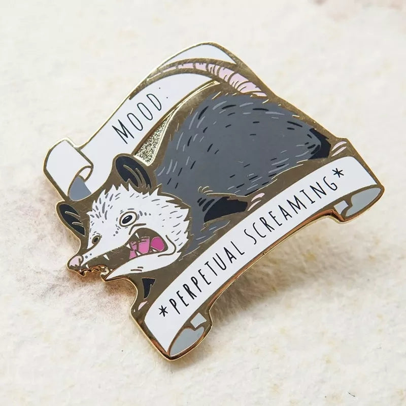 Perpetual Screaming Enamel Pin