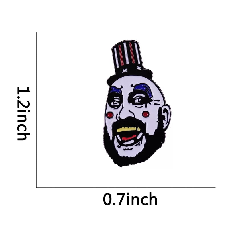 Captain Spaulding Horror Pin