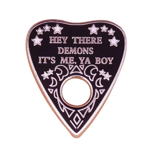 Planchet Hey There Demons Enamel Pin