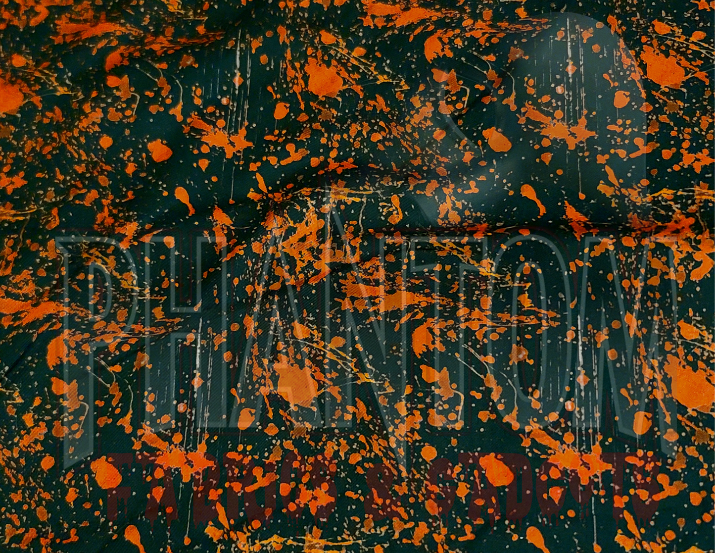 Blood Spatter Black Woven