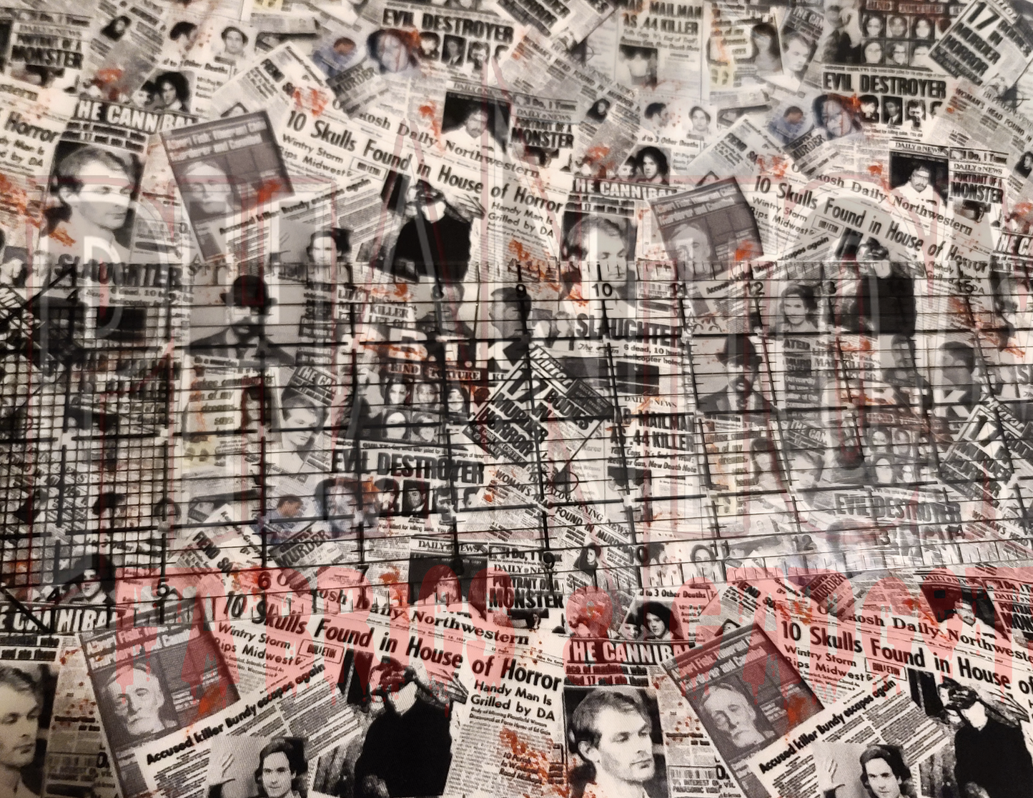 Newspaper Killer Woven