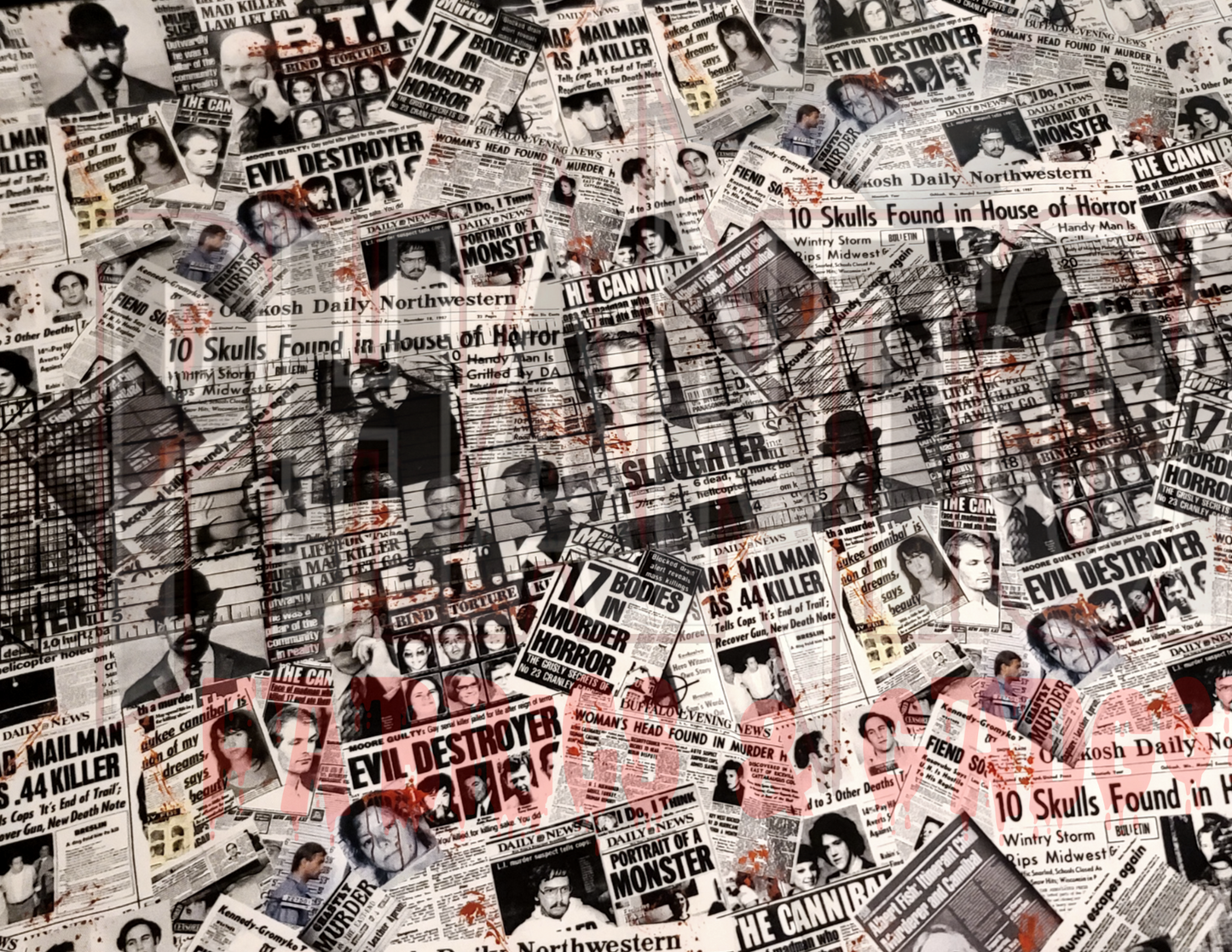 Newspaper Killer Woven