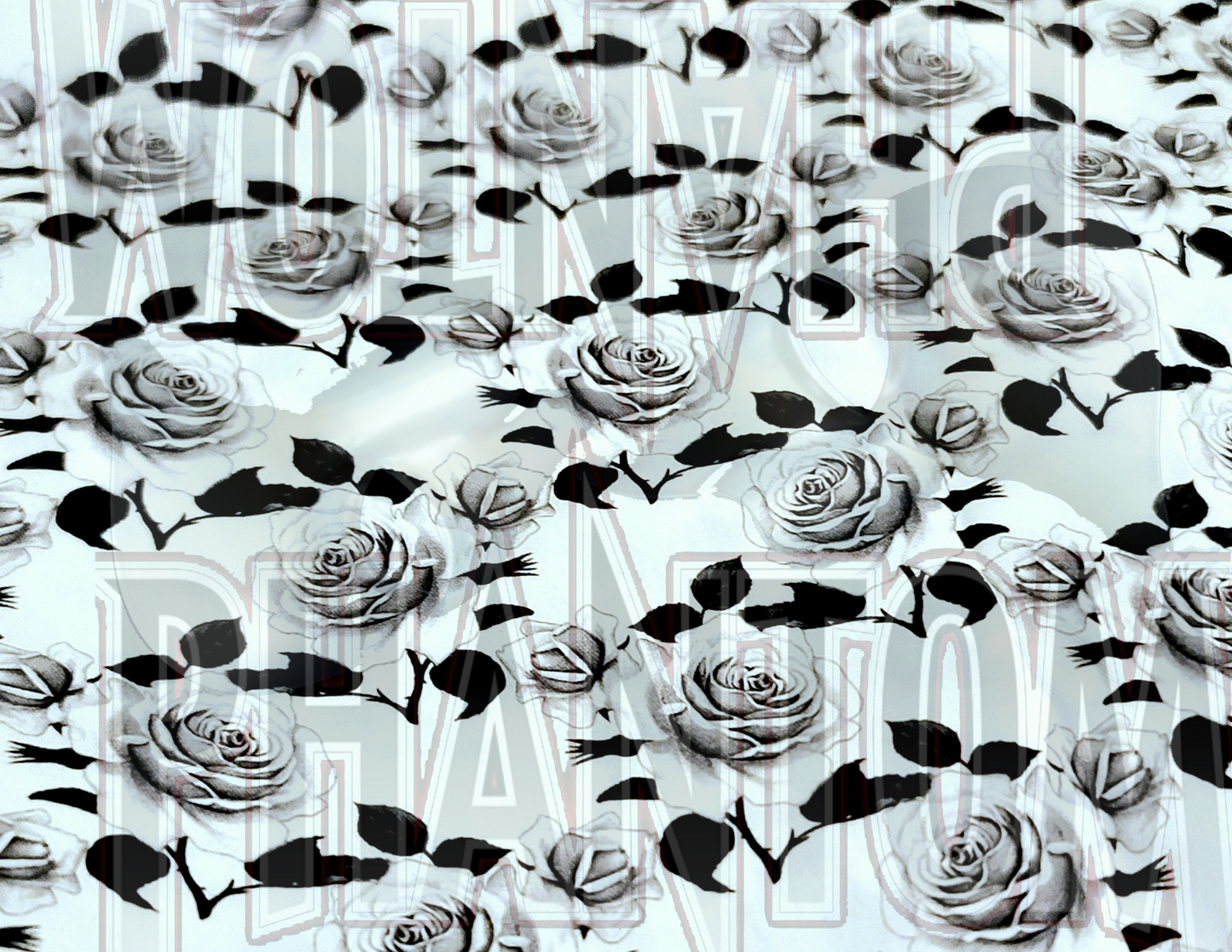 White Roses Cotton Woven