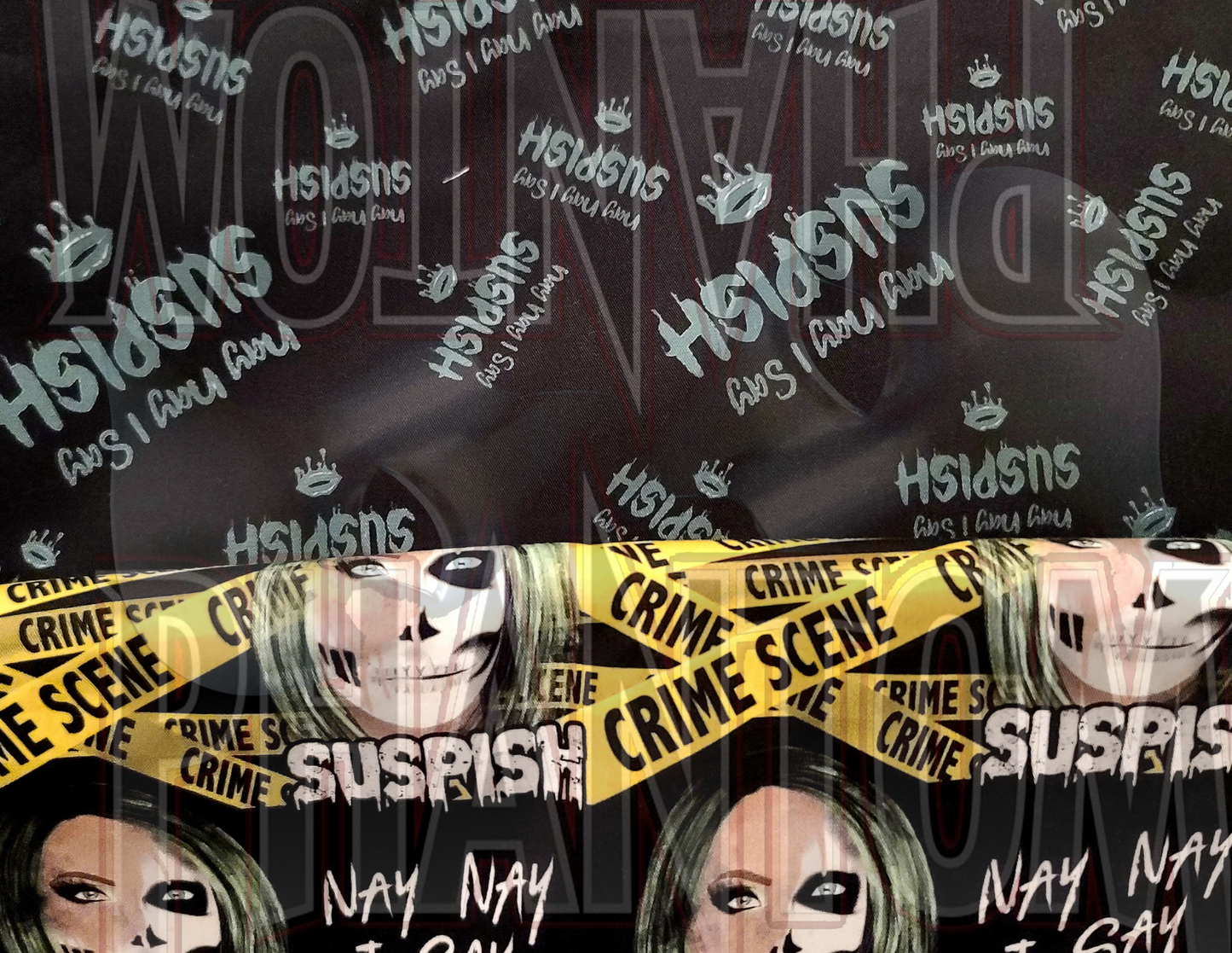 Suspish Crime Show Cotton Woven