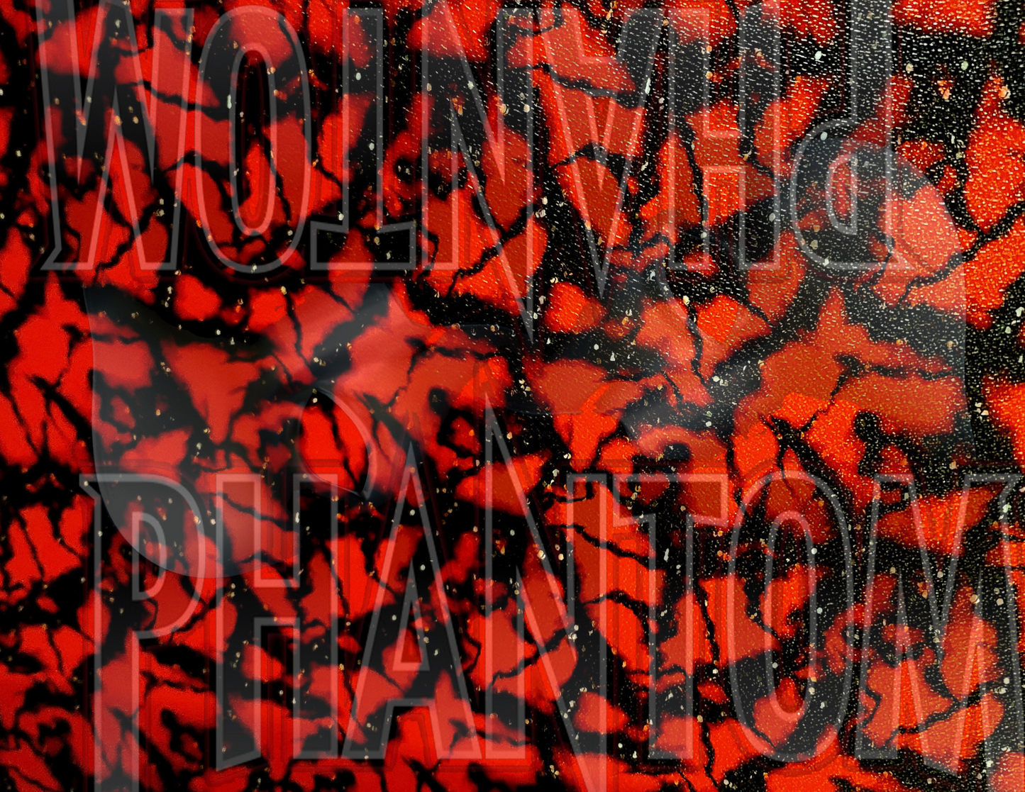 Cracked Marble Red Vinyl