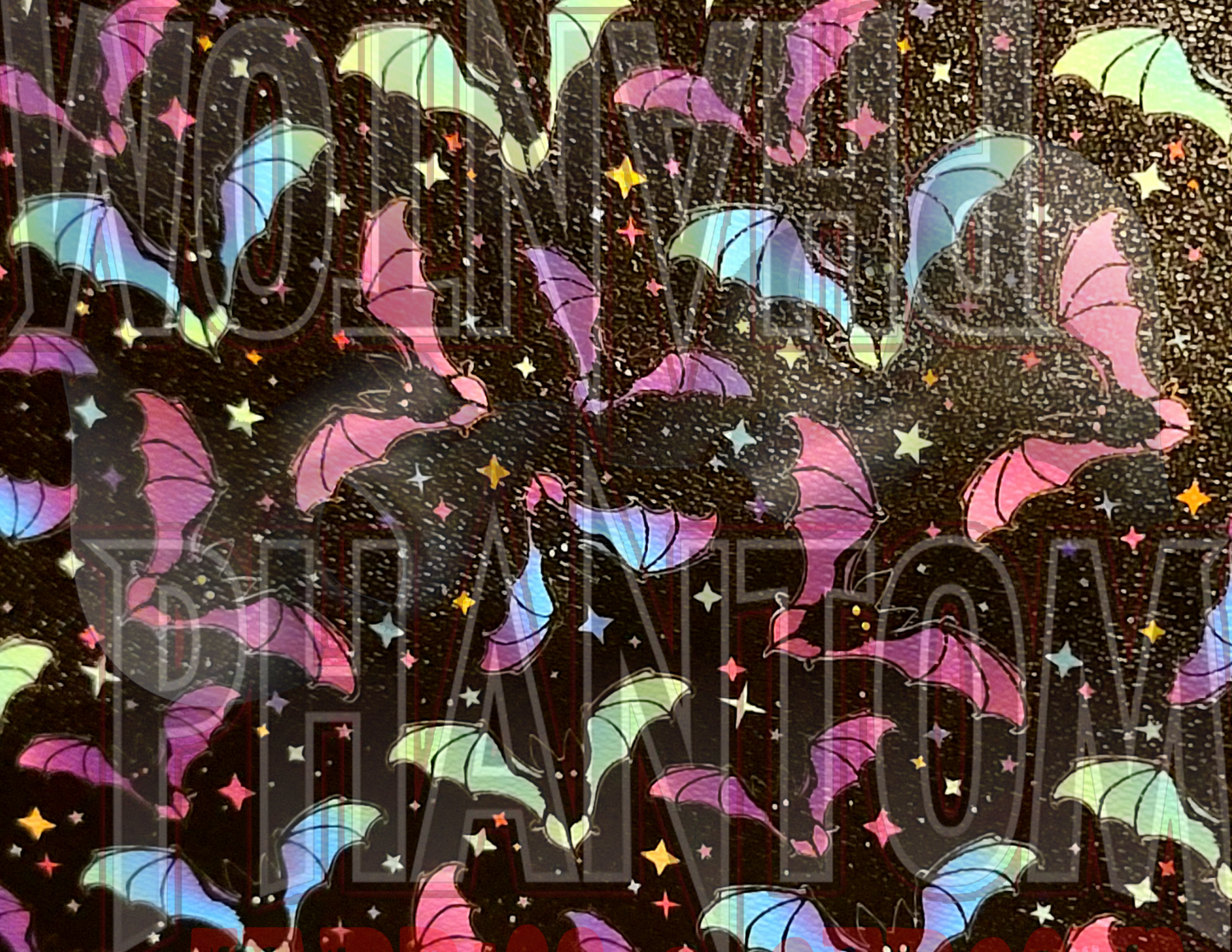 Rainbow Goth Bats Vinyl