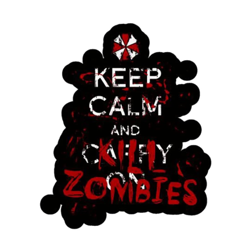 Keep Calm Kill Zombies Enamel Pin