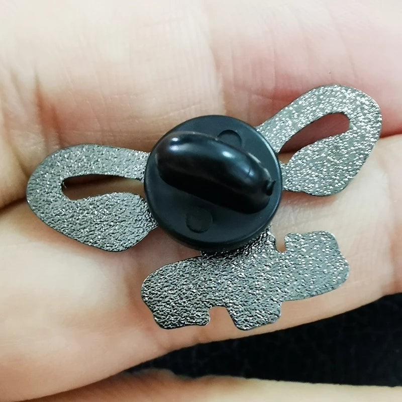 Grow a Pair Enamel Pin