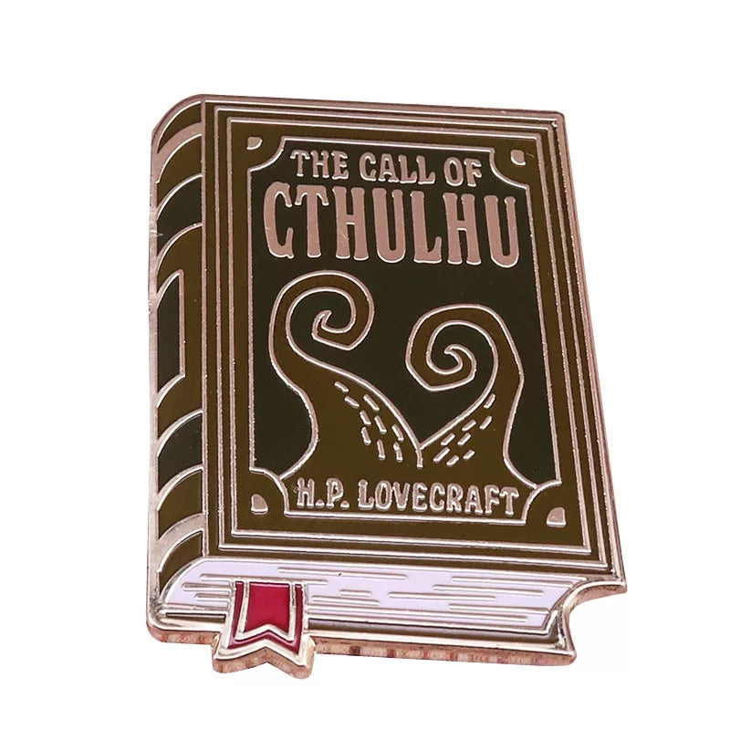 Cthulhu book Enamel Pin