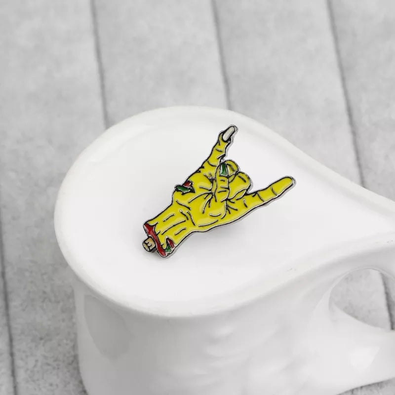 Zombie metal Hand Enamel Pin