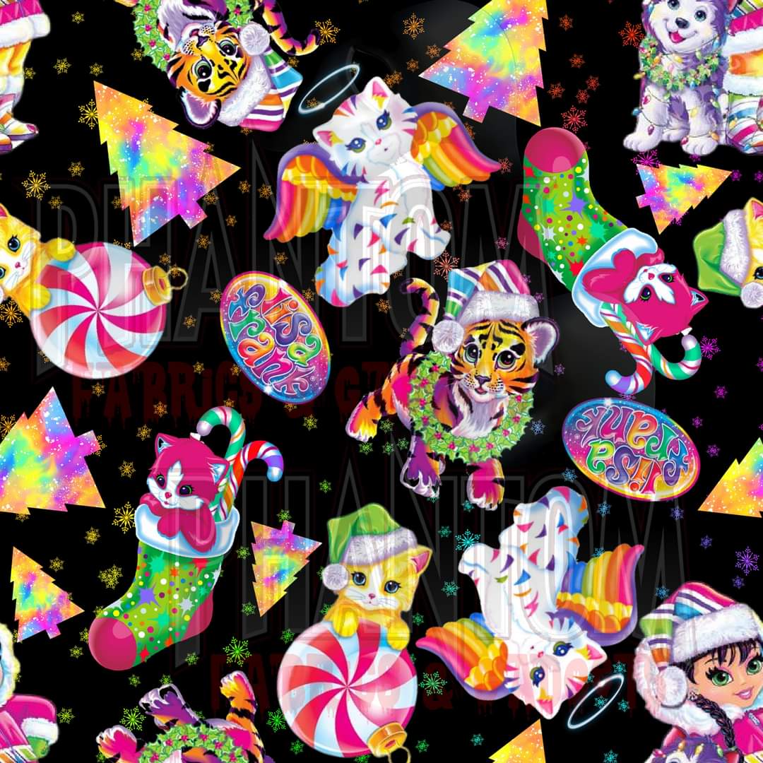Preorder Christmas cute Rainbow Black