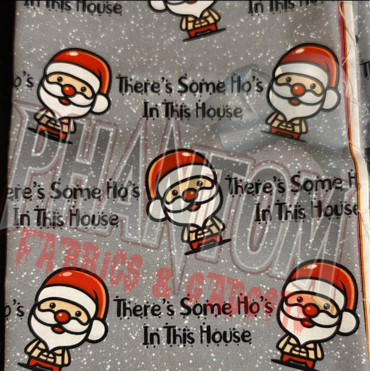 Ho's In This House Christmas Woven