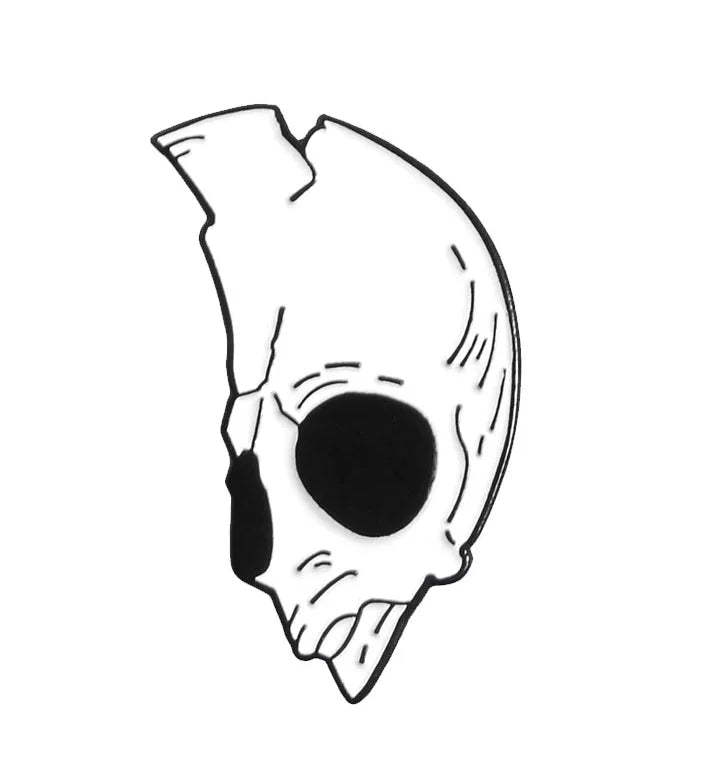 Skull woman Enamel Pin