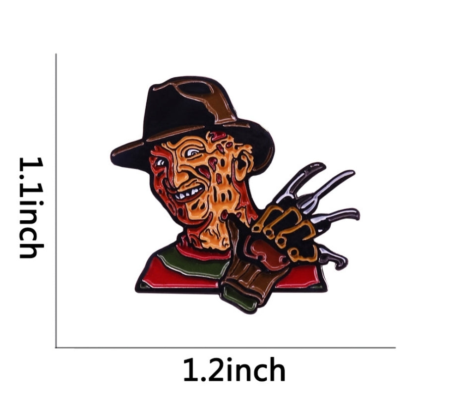 Freddy Head Enamel Pin