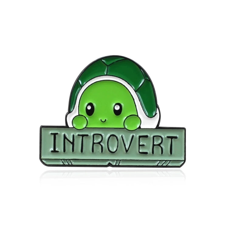 Turtle Introvert Enamel Pin