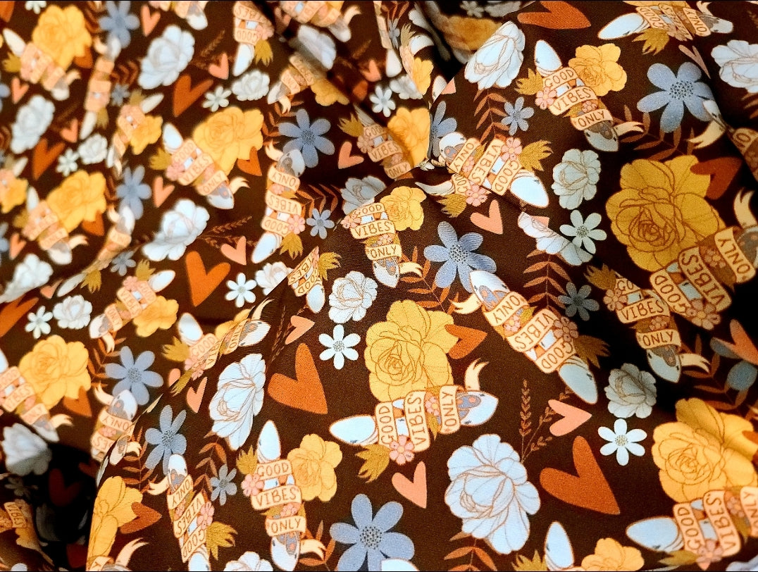 Adult Good vibes Woven Clearance