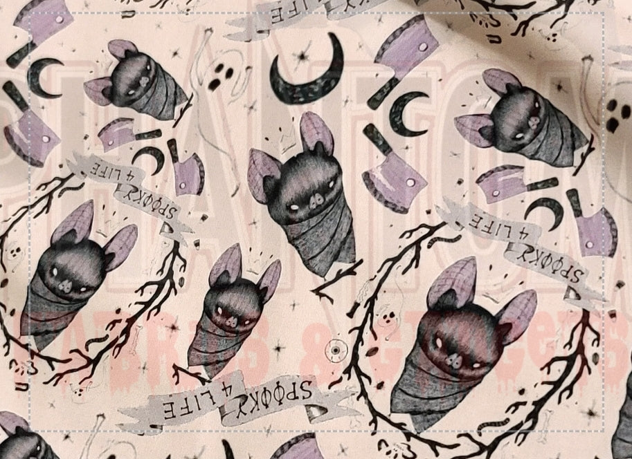 Spooky 4 Life Cute Bats Woven