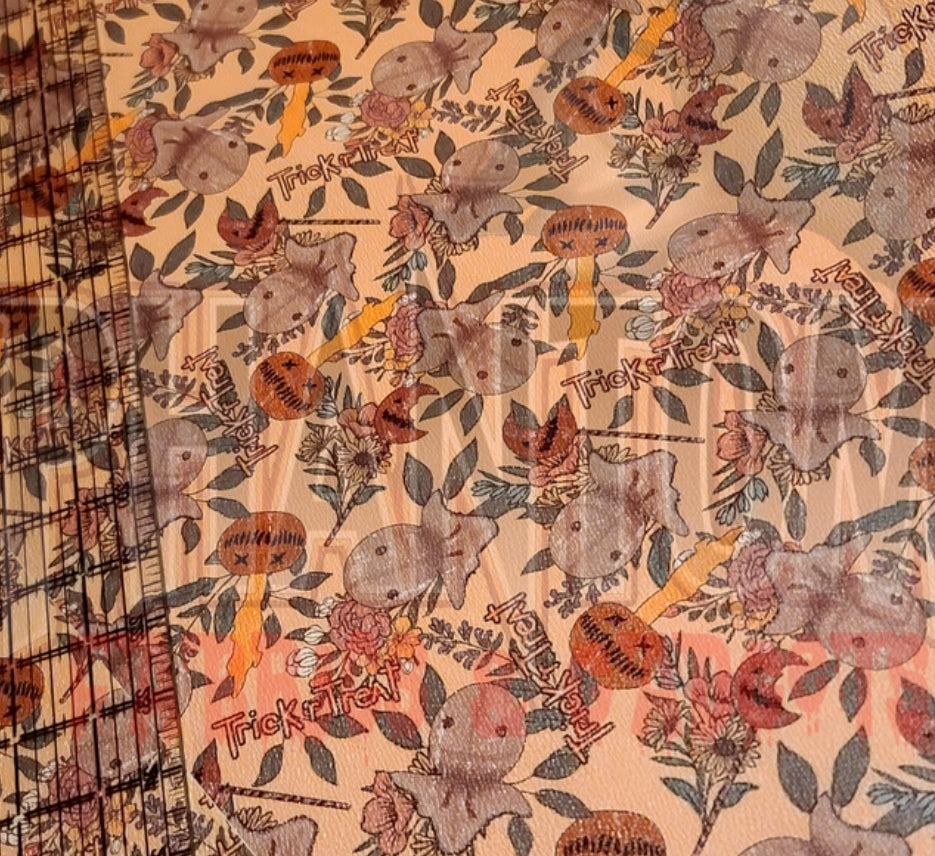 Floral Sam Trick or Treat Vinyl