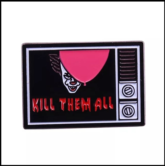 Kill em All Enamel Pin
