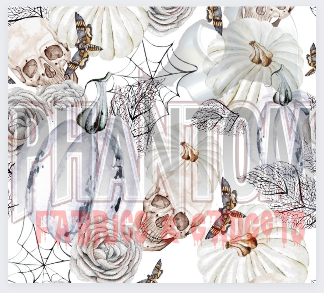 Preorder White Pumpkins & Skulls