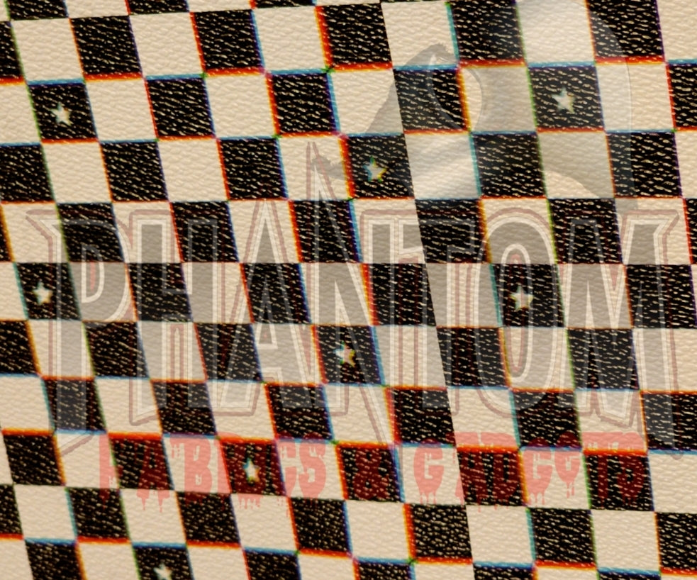 Trippy Checkered Vinyl
