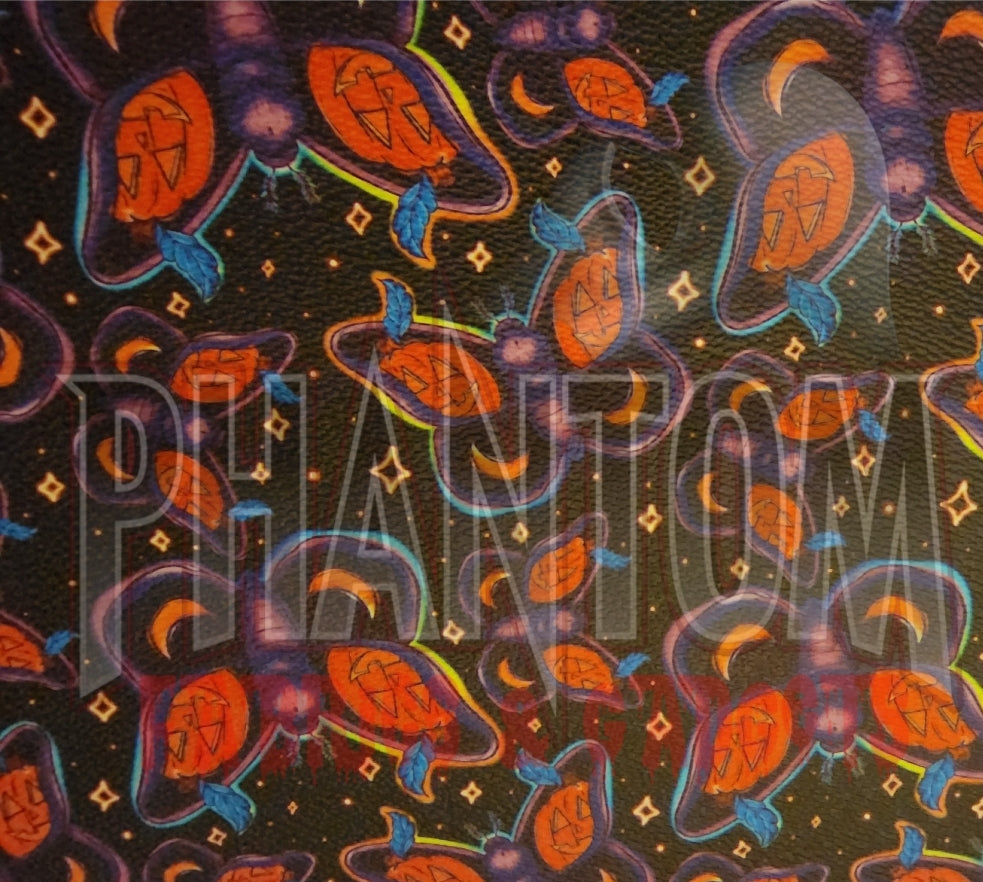 Halloween Jackolantern Moths Vinyl