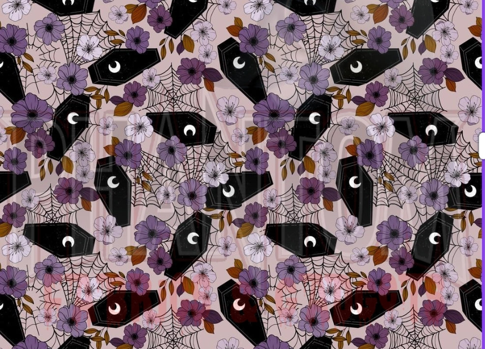 Preorder Purple Coffins & Flowers