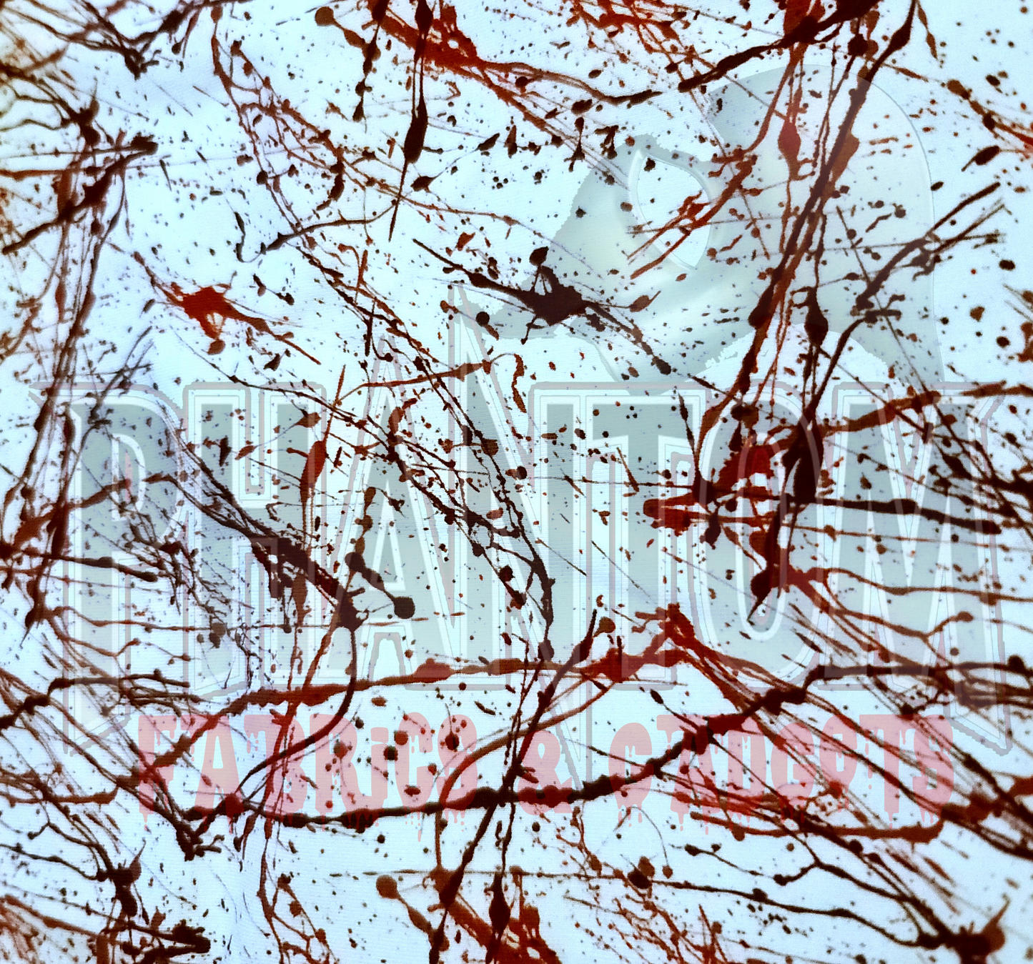 Blood Spatter Lycra White