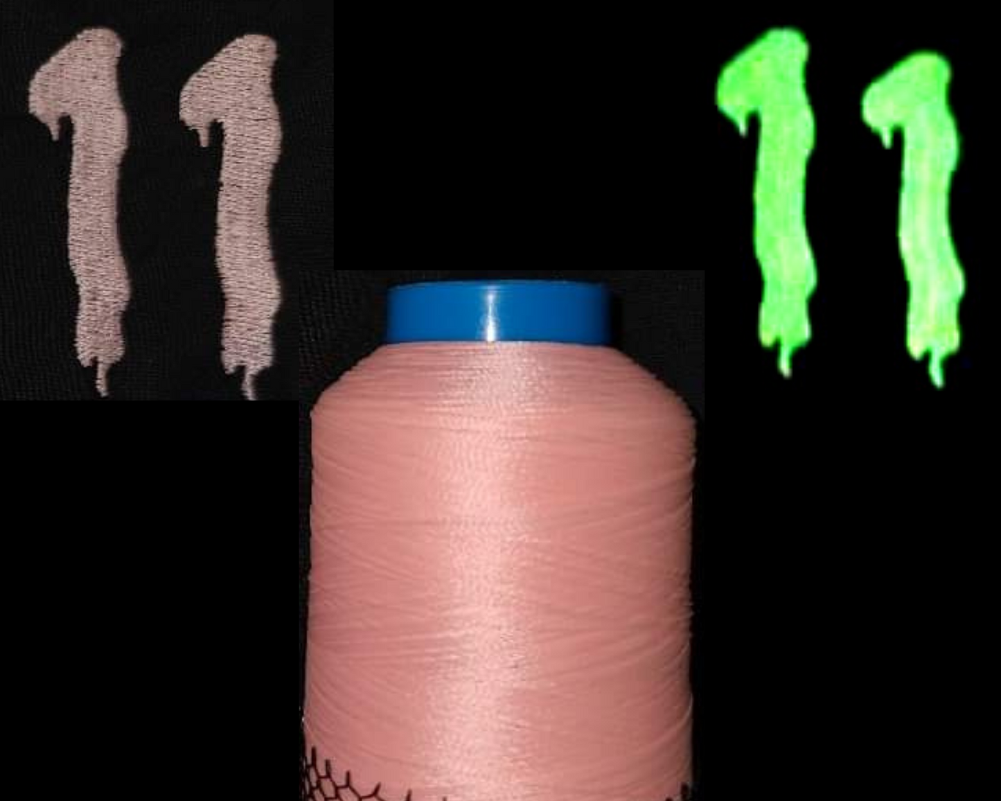 Glow in the dark #11 Light Pink