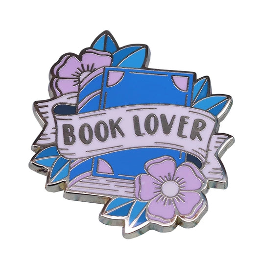 Book Lover Enamel Pin
