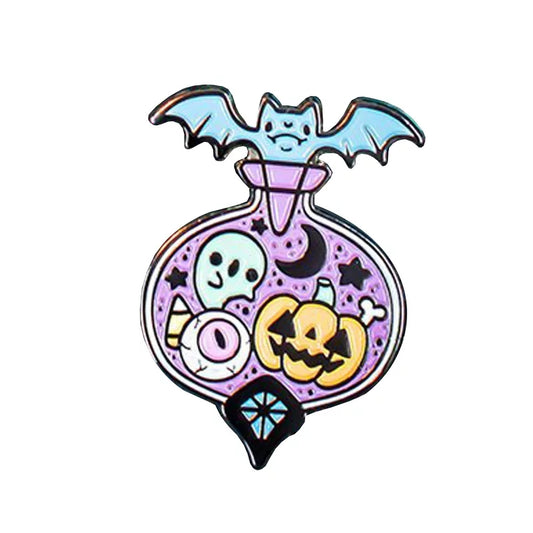 Bat & Cauldron Enamel Pin