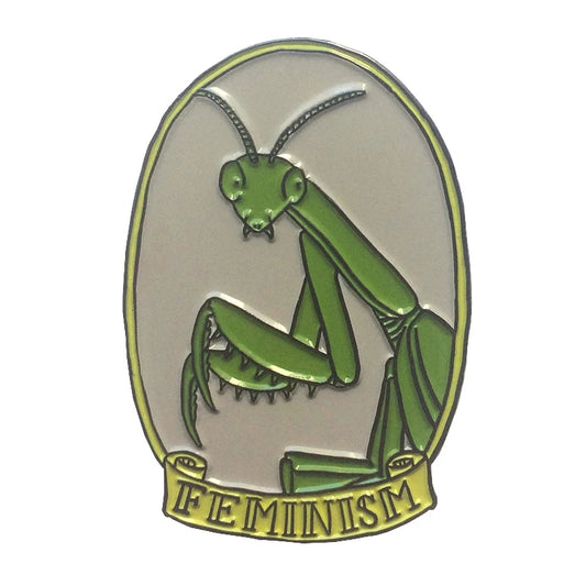 Feminist Mantis Enamel Pin