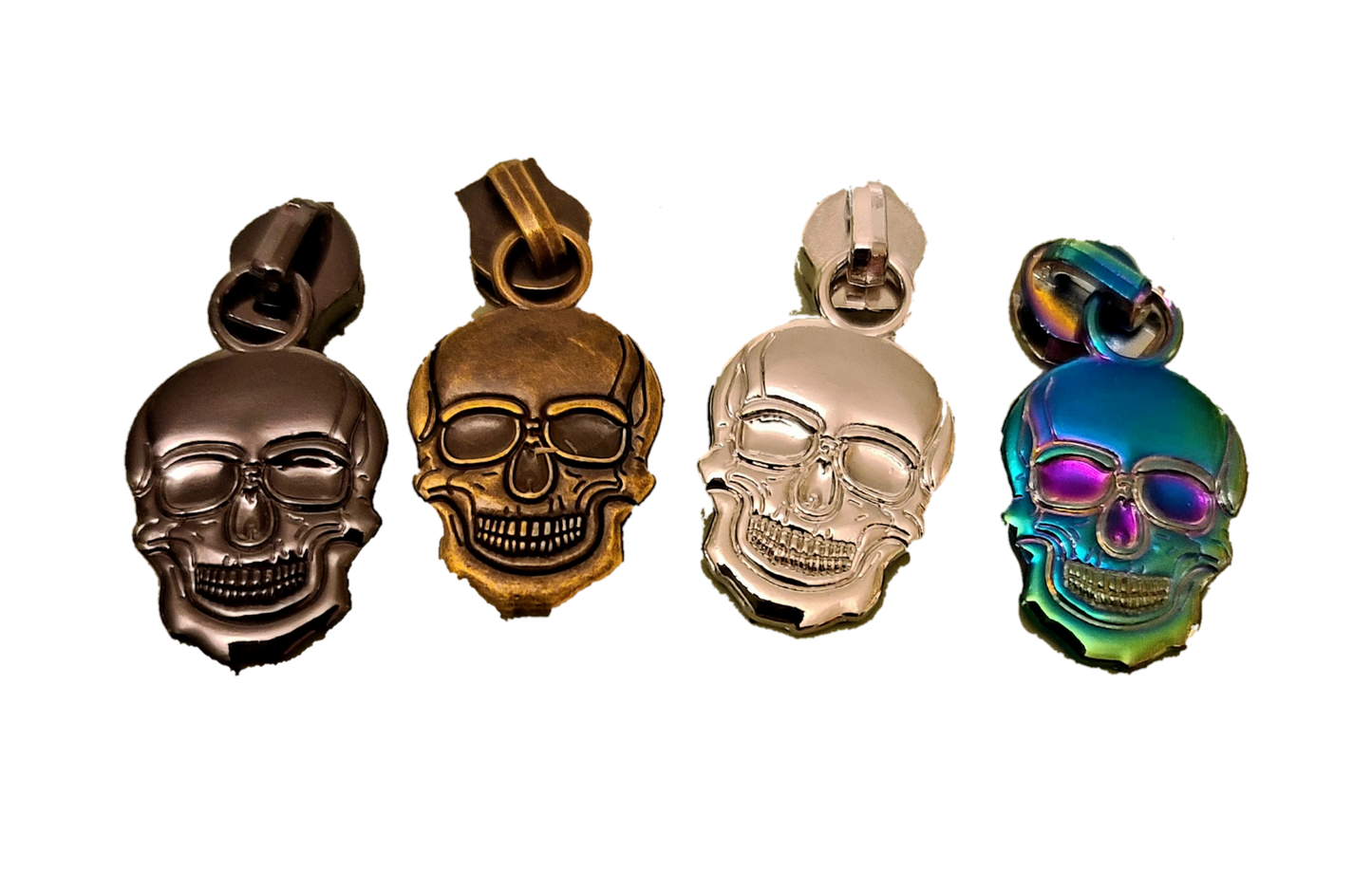 Skull Zipper Pulls