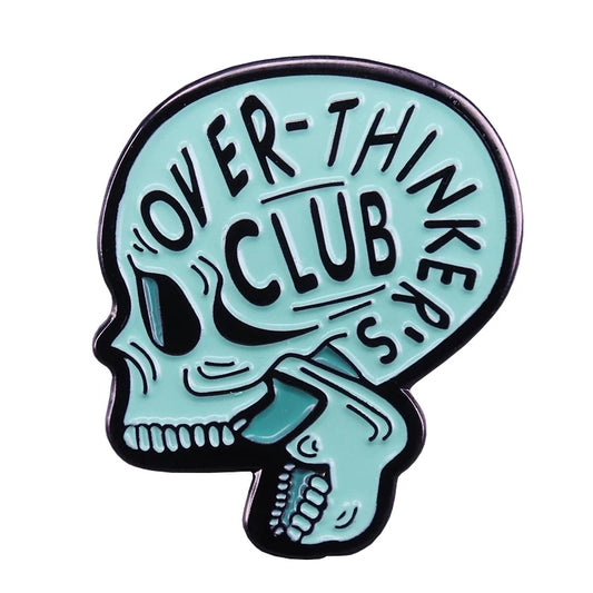 Over Thinkers Enamel Pin