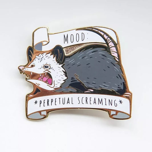 Perpetual Screaming Enamel Pin
