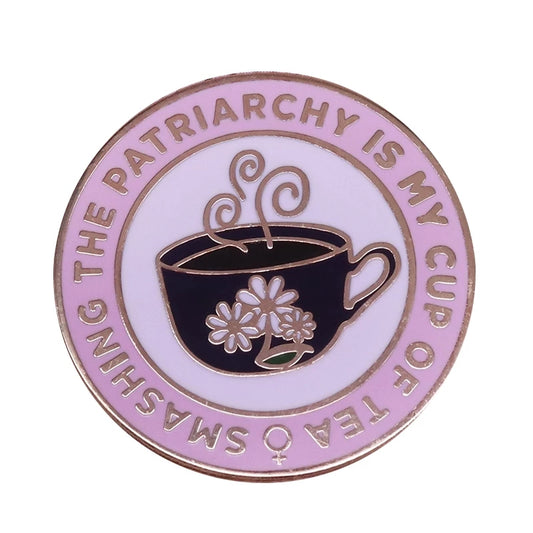 Smashing The Patriarchy Enamel Pin