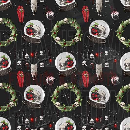 Preorder Christmas Snow Globes & Reindeer Skulls Black