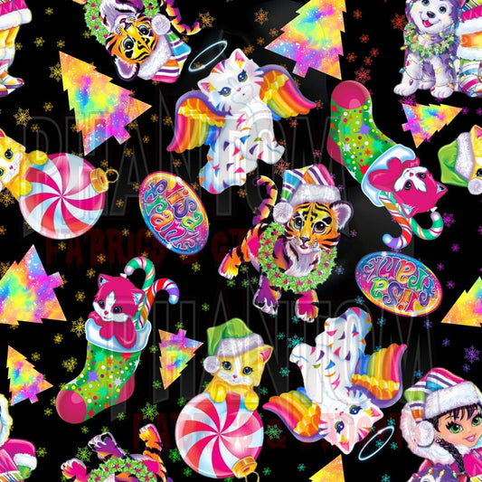 Preorder Christmas cute Rainbow Black