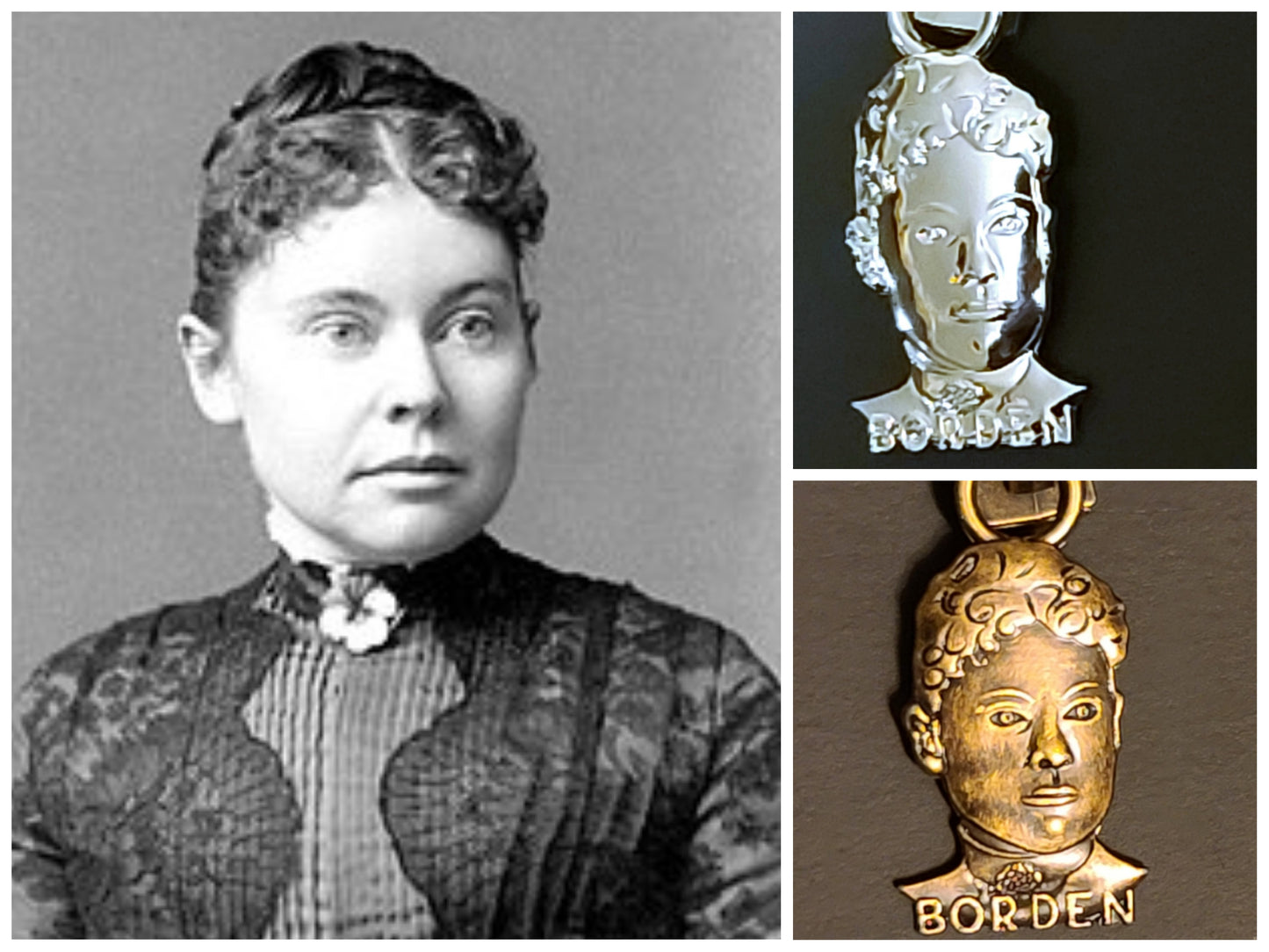 Lizzie Borden Zipper Pull