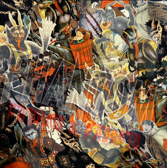 Krampus Christmas Woven