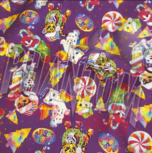 Rainbow LF Pink Christmas Woven