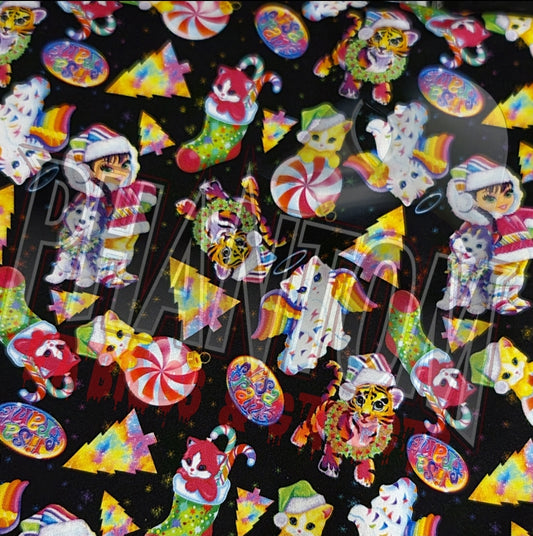 Rainbow LF Black Christmas Woven