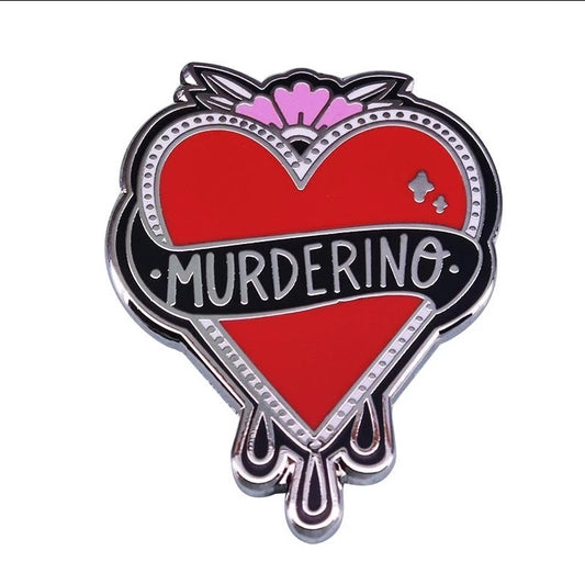 Murderino Heart Enamel Pin