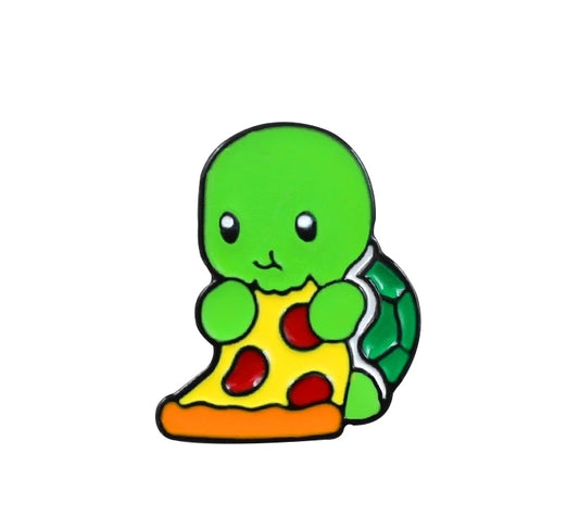 Turtle Pizza Enamel Pin