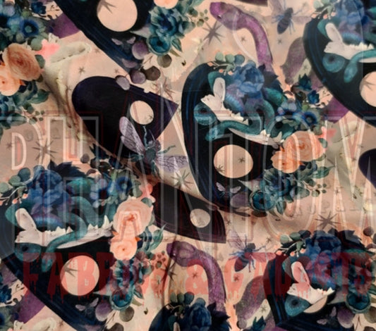 Ouija Snakes Cotton Lycra